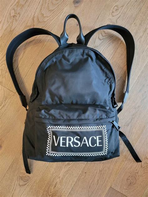 versace backpack nylon|versace backpack price.